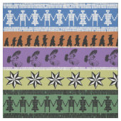 Tissu Lignes cherokee (Échantillon)