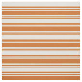 Tissu Lignes chocolat et jaune clair (Échantillon)