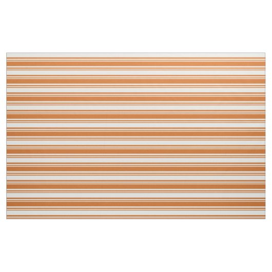 Tissu Lignes chocolat et jaune clair (Fat Quarter)