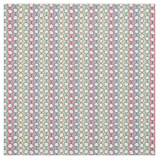 Tissu Lignes colorées Pastel MCM (Échantillon)