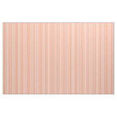 Tissu Lignes corail et blanc (Yard)