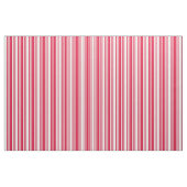 Tissu Lignes Crimson et Crème de menthe (Fat Quarter)