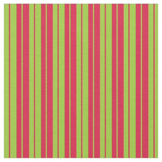 Tissu Lignes Crimson et vert (Fermer)