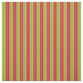 Tissu Lignes Crimson et vert (Échantillon)