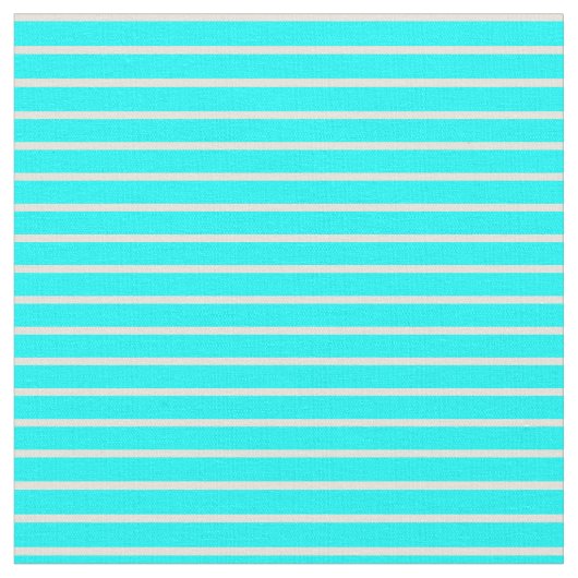 Tissu Lignes cyan et beige (Fermer)