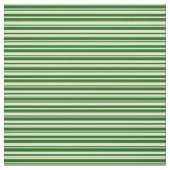 Tissu Lignes de couleur Bisque et Vert foncé (Échantillon)
