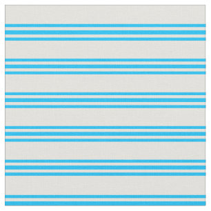 Tissu Lignes de couleur bleu clair jaune et bleu ciel pr