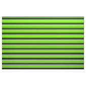 Tissu Lignes de couleur Chartreuse, Noir et Vert clair (Fat Quarter)