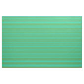 Tissu Lignes de couleur cyan et verte (Yard)