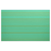 Tissu Lignes de couleur cyan et verte (Fat Quarter)