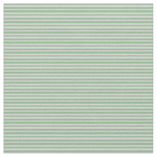 Tissu Lignes de couleur gris clair et vert de la mer fon