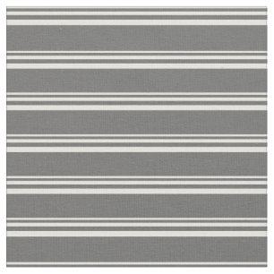 Tissu Lignes de couleur gris clair jaune et gris foncé