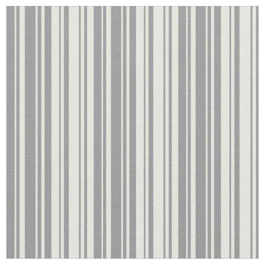 Tissu Lignes de couleur gris et blanc (Fermer)