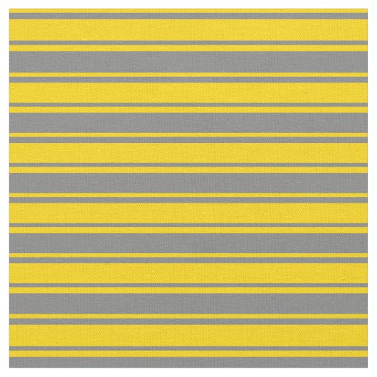 Tissu Lignes de couleur gris et jaune (Fermer)