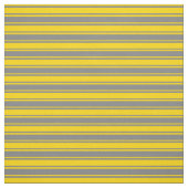 Tissu Lignes de couleur gris et jaune (Échantillon)