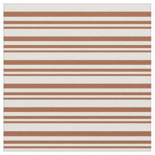 Tissu Lignes de couleur jaune clair et sienne