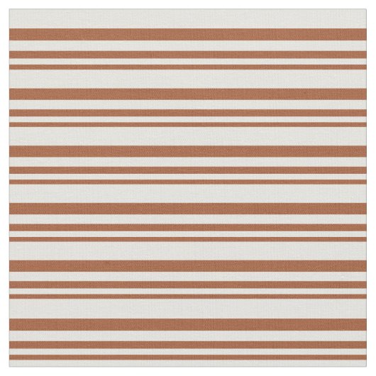 Tissu Lignes de couleur jaune clair et sienne (Fermer)