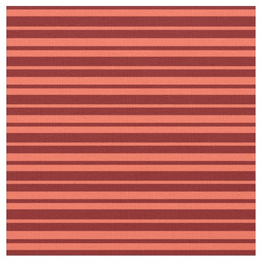 Tissu Lignes de couleur rouge et marron (Fermer)