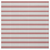 Tissu Lignes de couleur rouge foncé et gris clair (Échantillon)