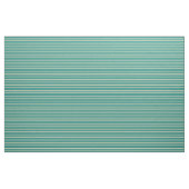 Tissu Lignes de couleur turquoise et Tan (Yard)
