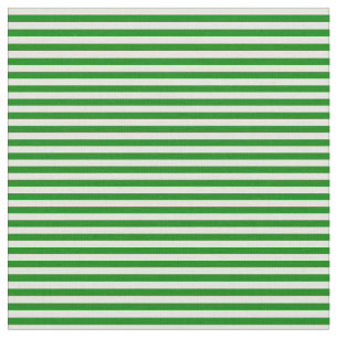 Tissu Lignes de couleur verte et beige Motif