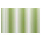 Tissu Lignes de couleur verte et blanche (Yard)