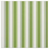Tissu Lignes de couleur verte et blanche (Échantillon)