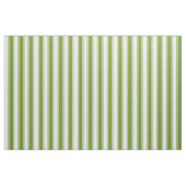 Tissu Lignes de couleur verte et blanche (Fat Quarter)
