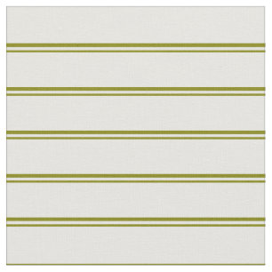 Tissu Lignes de couleur verte et blanche