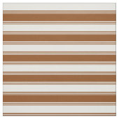Tissu Lignes de crème Brown et de menthe (Échantillon)