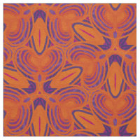 Lignes de fleurs pourpres orange Kaleidoscope