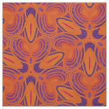 Lignes de fleurs pourpres orange Kaleidoscope