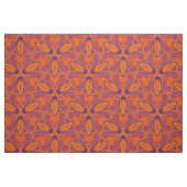Tissu Lignes de fleurs pourpres orange Kaleidoscope (Fat Quarter)