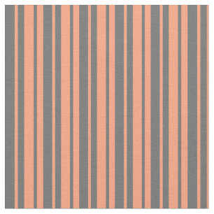 Tissu Lignes de gris Saumon clair et de gris