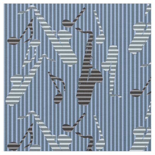 Tissu Lignes de saxophone (Fermer)