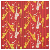 Tissu Lignes de saxophone (Échantillon)