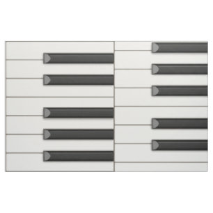 Tissu Lignes de touches de piano 15" Clavier de musique
