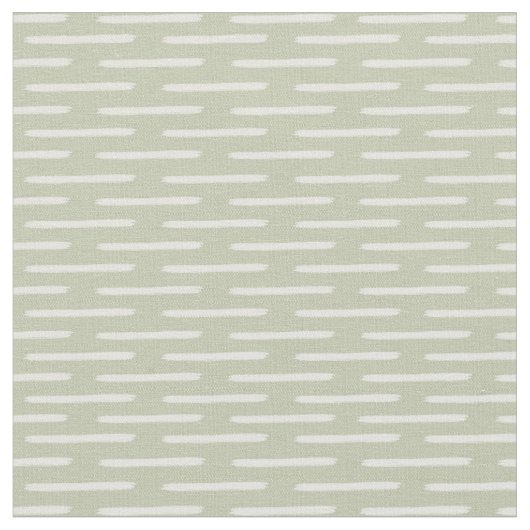 Tissu Lignes d'Ivoire sur Vert Gris Pastel (Fermer)