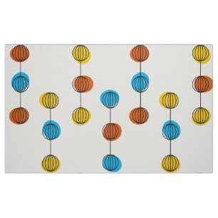 Tissu Lignes du globe