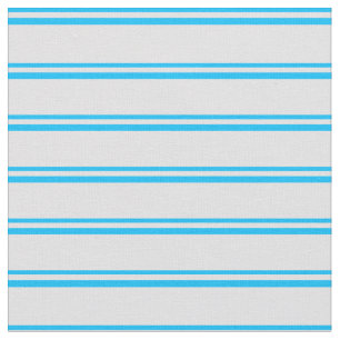 Tissu Lignes en bleu ciel profond et en couleur lavande