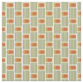 Tissu Lignes et boîtes vertes  (Fermer)