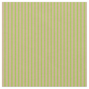 Tissu Lignes et Motif de bandes vertes et bronzées
