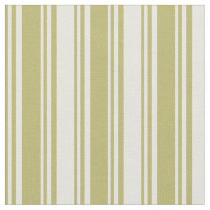 Tissu Lignes foncées kaki et beige