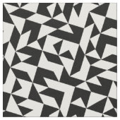 Tissu Lignes géométriques blanches et blanches mignonnes (Fermer)