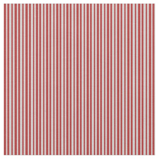 Tissu Lignes gris clair et rouge (Fermer)