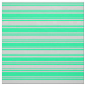 Tissu Lignes gris clair et vert Motif (Échantillon)