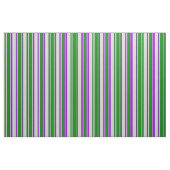 Tissu Lignes gris clair, vert et violet foncé (Fat Quarter)