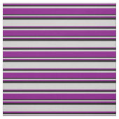 Tissu Lignes gris clair, violet et noir (Échantillon)