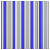 Tissu Lignes gris foncé, bleu et cyan clair (Échantillon)