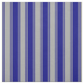 Tissu Lignes gris foncé et bleu (Échantillon)